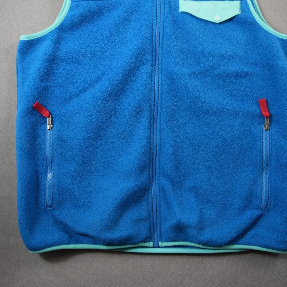 Patagonia Synchilla Full Zip Fleece Men L Vest Retro Office Castal Nautical Hike